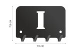 Wieszak metalowy na klucze WIE204 LITERKA I 10cm - Image 2