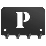 Wieszak metalowy na klucze WIE211 LITERKA P 10cm