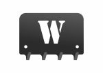 Wieszak metalowy na klucze WIE216 LITERKA W 10cm