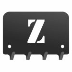 Wieszak metalowy na klucze WIE217 LITERKA Z 10cm