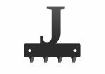 Wieszak metalowy na klucze WIE227 LITERKA J 10cm