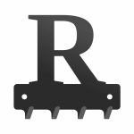 Wieszak metalowy na klucze WIE235 LITERKA R 10cm