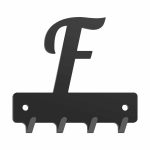 Wieszak metalowy na klucze WIE246 LITERKA F 10cm