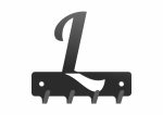 Wieszak metalowy na klucze WIE252 LITERKA L 10cm