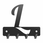 Wieszak metalowy na klucze WIE252 LITERKA L 10cm