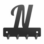 Wieszak metalowy na klucze WIE254 LITERKA N 10cm