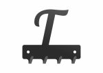 Wieszak metalowy na klucze WIE259 LITERKA T 10cm