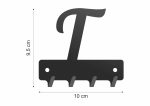 Wieszak metalowy na klucze WIE259 LITERKA T 10cm - Image 2
