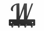 Wieszak metalowy na klucze WIE261 LITERKA W 10cm