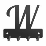 Wieszak metalowy na klucze WIE261 LITERKA W 10cm
