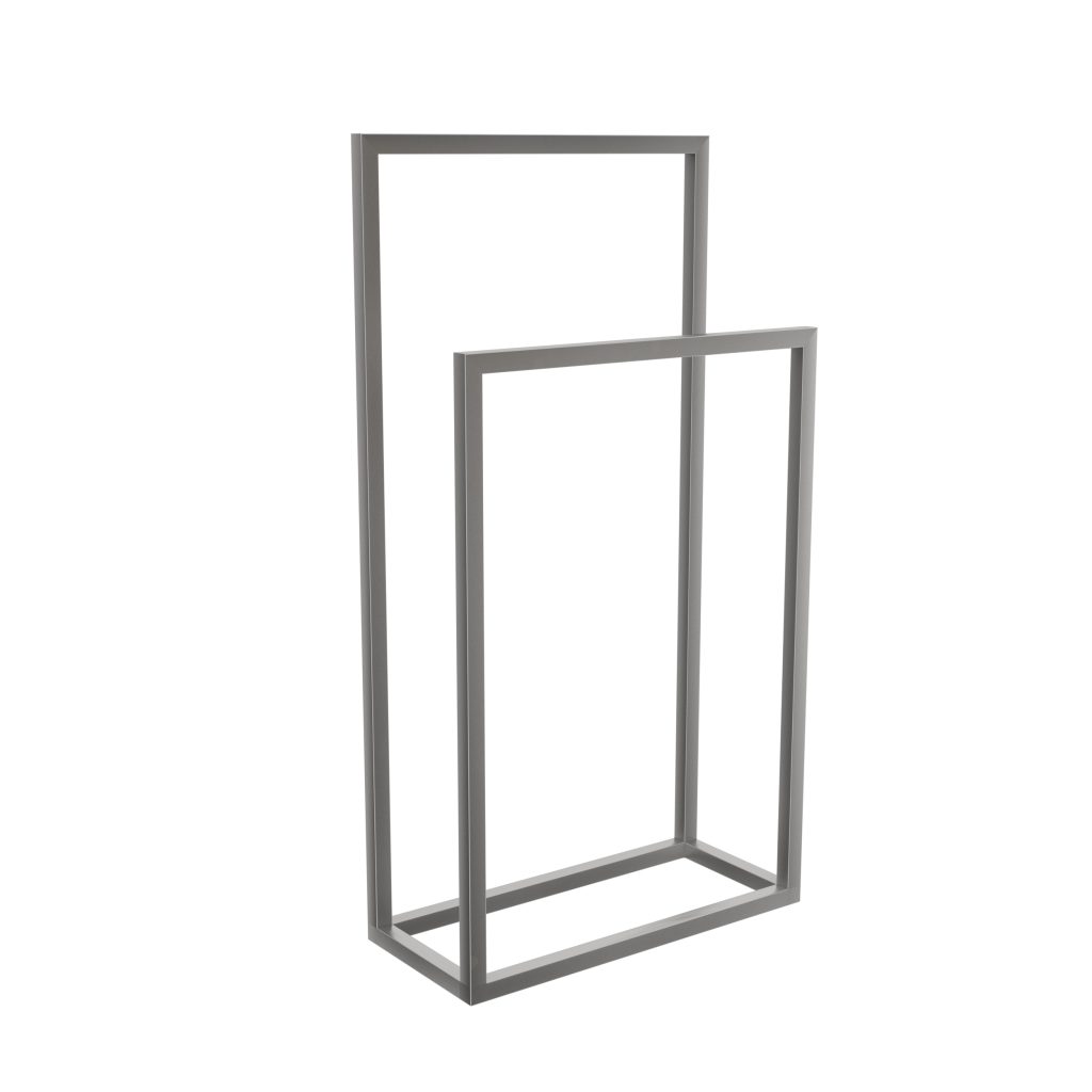 Free Standing Towel Rack Brushed Stainless Steel S - Image 3