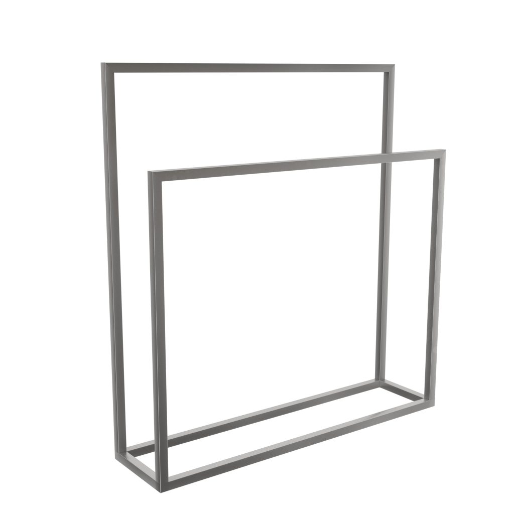 Free Standing Towel Rack Brushed Stainless Steel L - Image 3