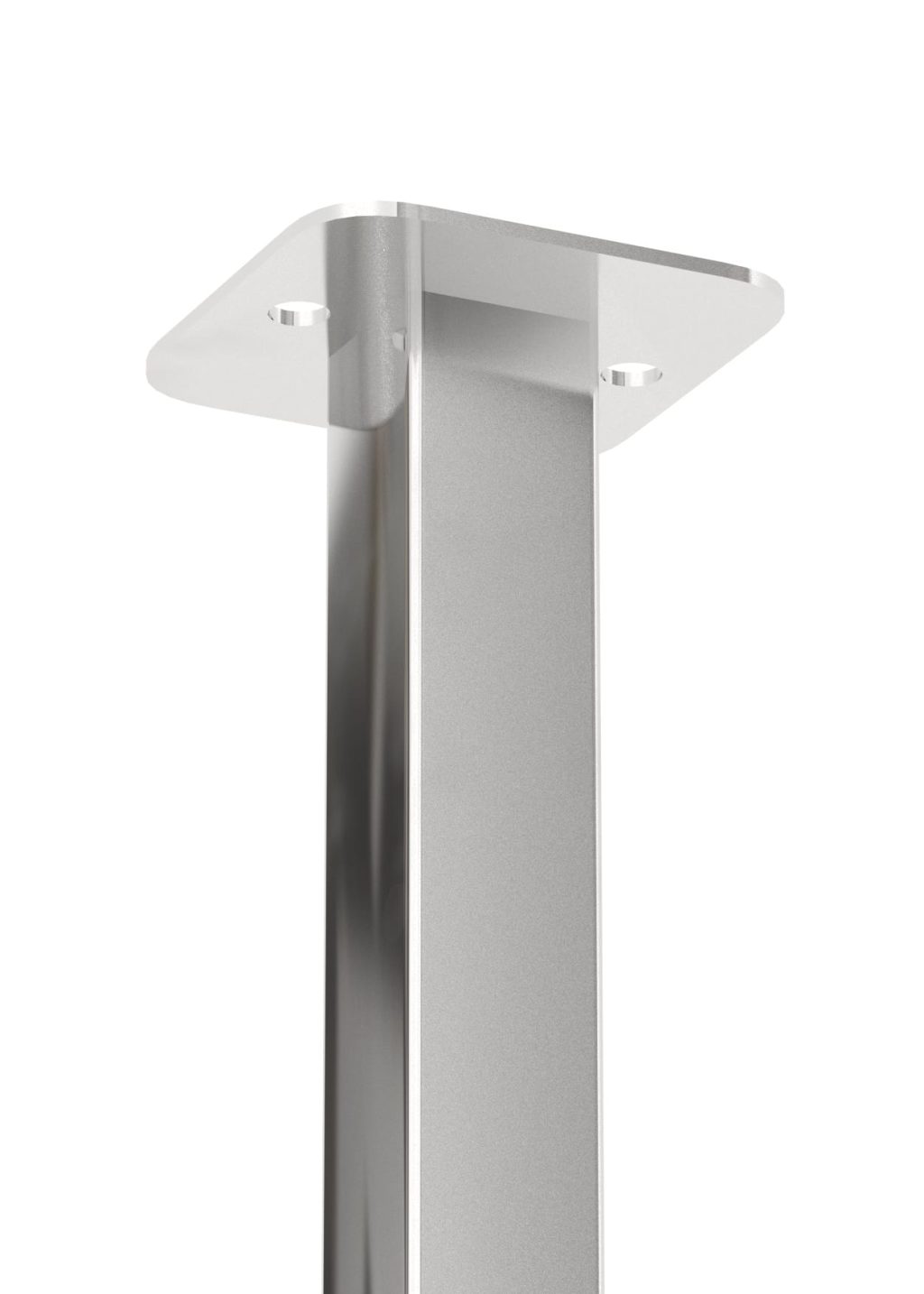 Ceiling Towel Rail Single Chrome L - Image 4