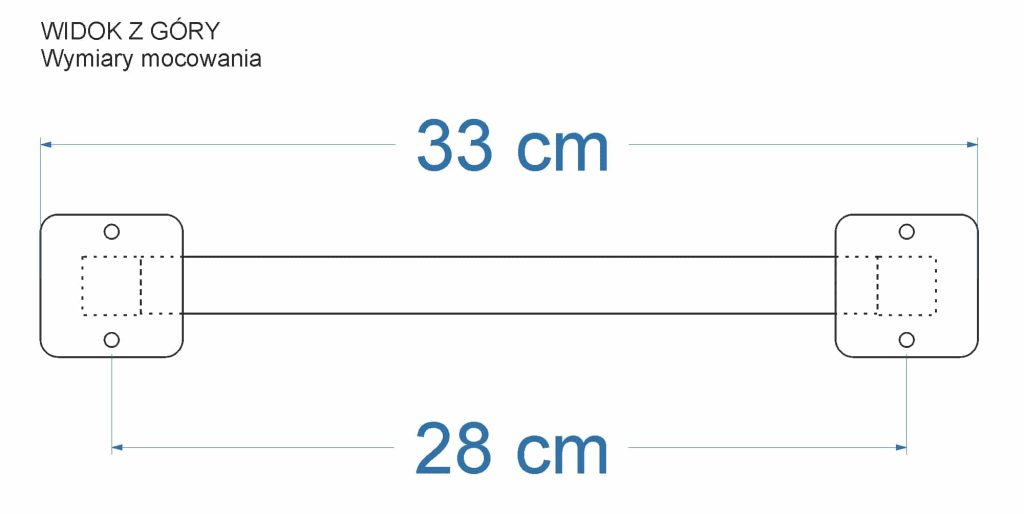 Ceiling Towel Rail Single XS - Image 7