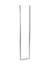 Ceiling Towel Rail Single Long Chrome XS - Image 2