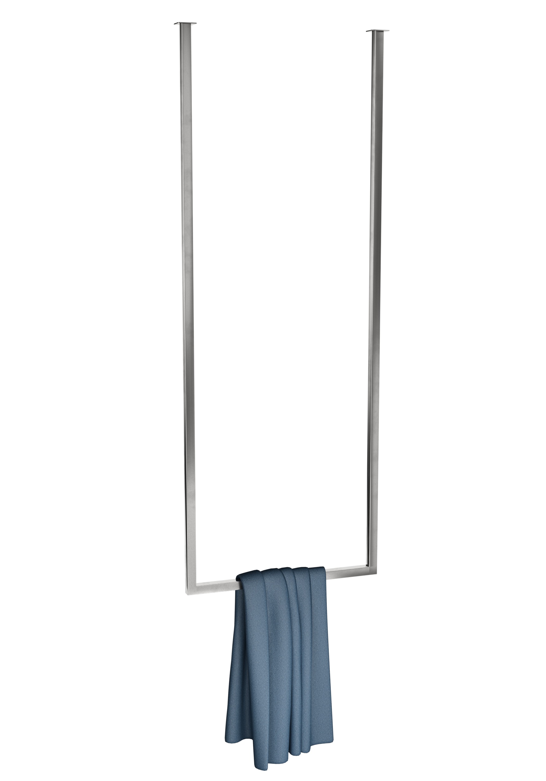 WS_NP_1_45cm_S_rend1 Ceiling Towel Rail Single Chrome S - Image 1