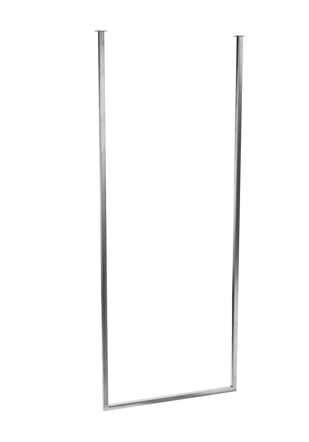 Ceiling Towel Rail Single Long Chrome M - Image 2