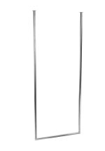 Ceiling Towel Rail Single Long Chrome M - Image 2