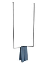 Ceiling Towel Rail Single Chrome M