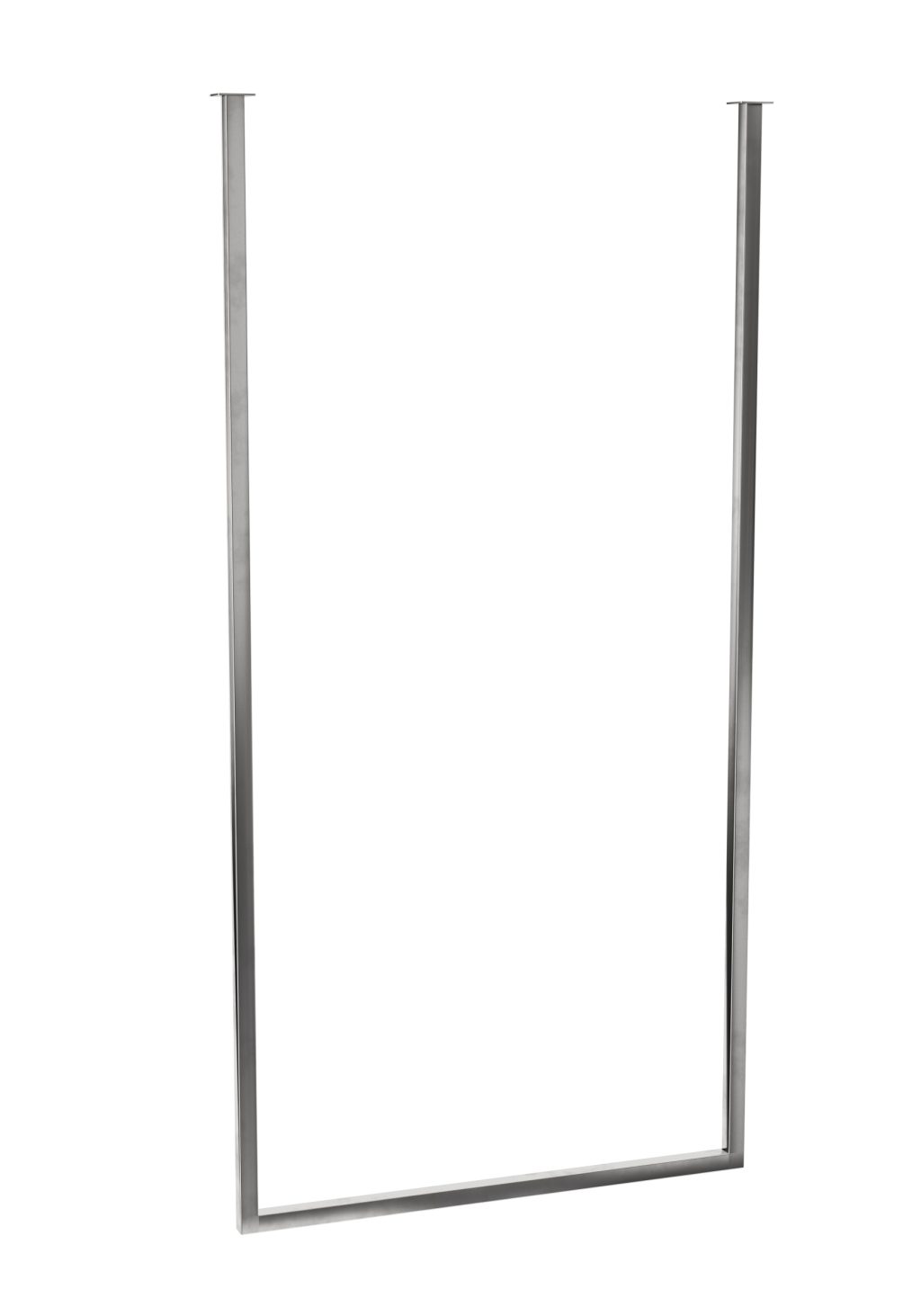 Ceiling Towel Rail Single Chrome M - Image 2