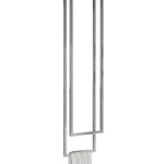 Ceiling Towel Rail Double Stainless Steel Chrome XS