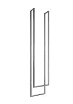Ceiling Towel Rail Double Stainless Steel Chrome XS - Image 2
