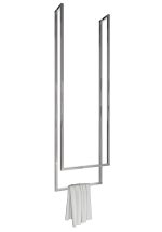 Ceiling Towel Rail Double Stainless Steel Chrome S