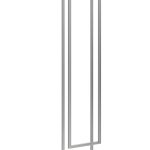 Ceiling Towel Rail Double Brushed Stainless Steel XS