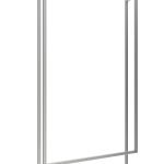 Ceiling Towel Rail Double Brushed Stainless Steel L