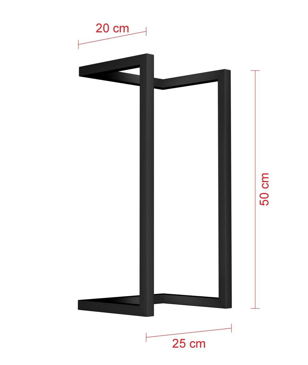 Wall Mounted Towel Holder Loft 50 cm - Image 3