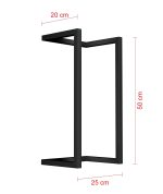 Wall Mounted Towel Holder Loft 50 cm - Image 3