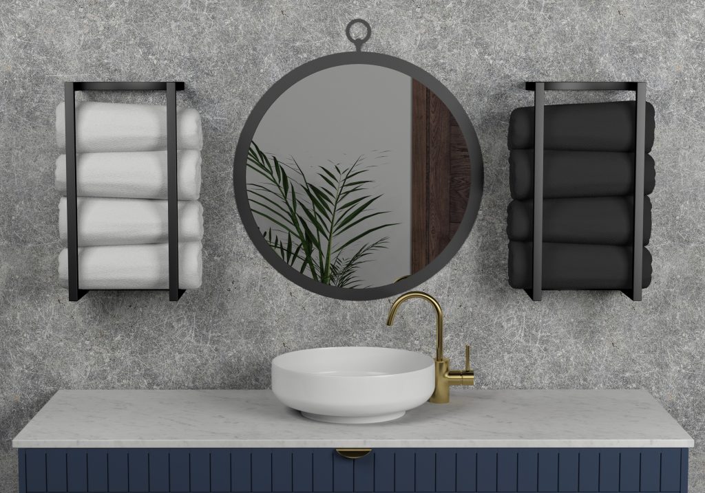 Wall Mounted Towel Holder Loft 50 cm - Image 4