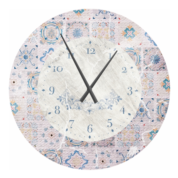 ZH21_80a Large Hanging Clock Mosaic 80 cm - Image 1