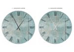 Large Wall Clock Blue 80 cm - Image 2