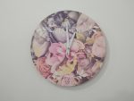 Wall Clock Flowers 30 cm - Image 2