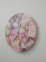 Wall Clock Flowers 30 cm - Image 3