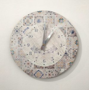 Hanging Clock Mosaic 30 cm