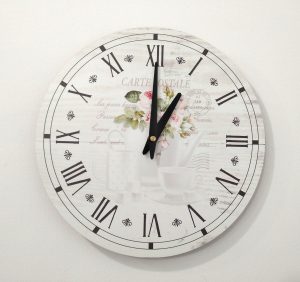 Light Kitchen Clock Cup 30 cm