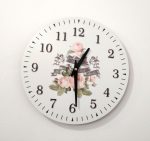 Wall Clock Roses 30 cm