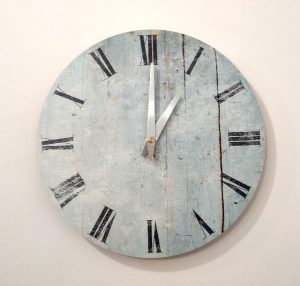 Wall Clock Blue 30 cm