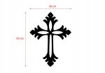 Metal Wall Cross KNS010 50 cm - Image 5