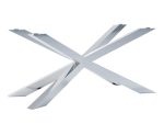 Table leg under glass Pajak chrome L