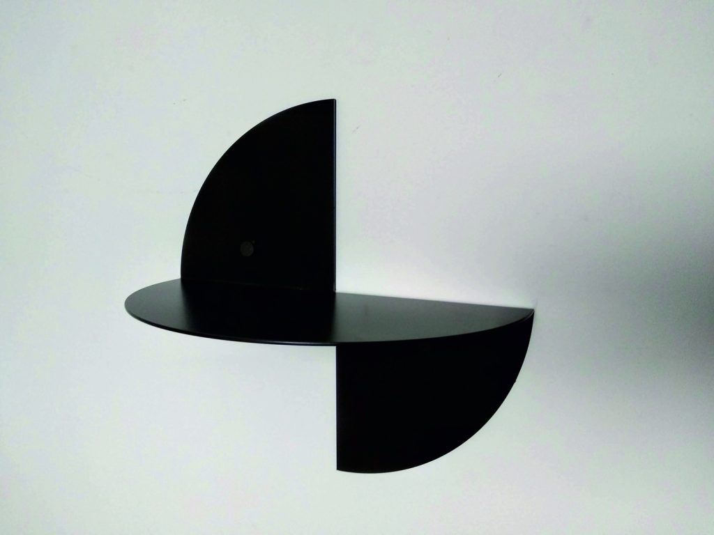 Circle Metal Bookshelf POL014 30 cm - Image 4