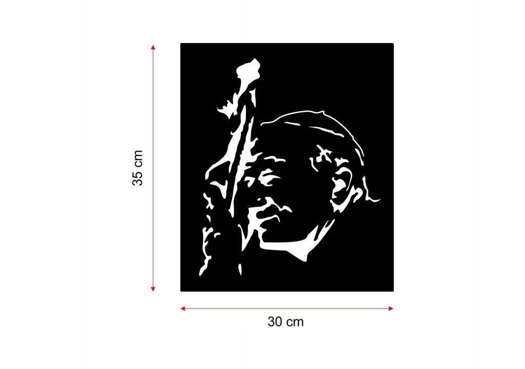 Metal Wall Picture John Paul II  KNS012 35 cm - Image 3