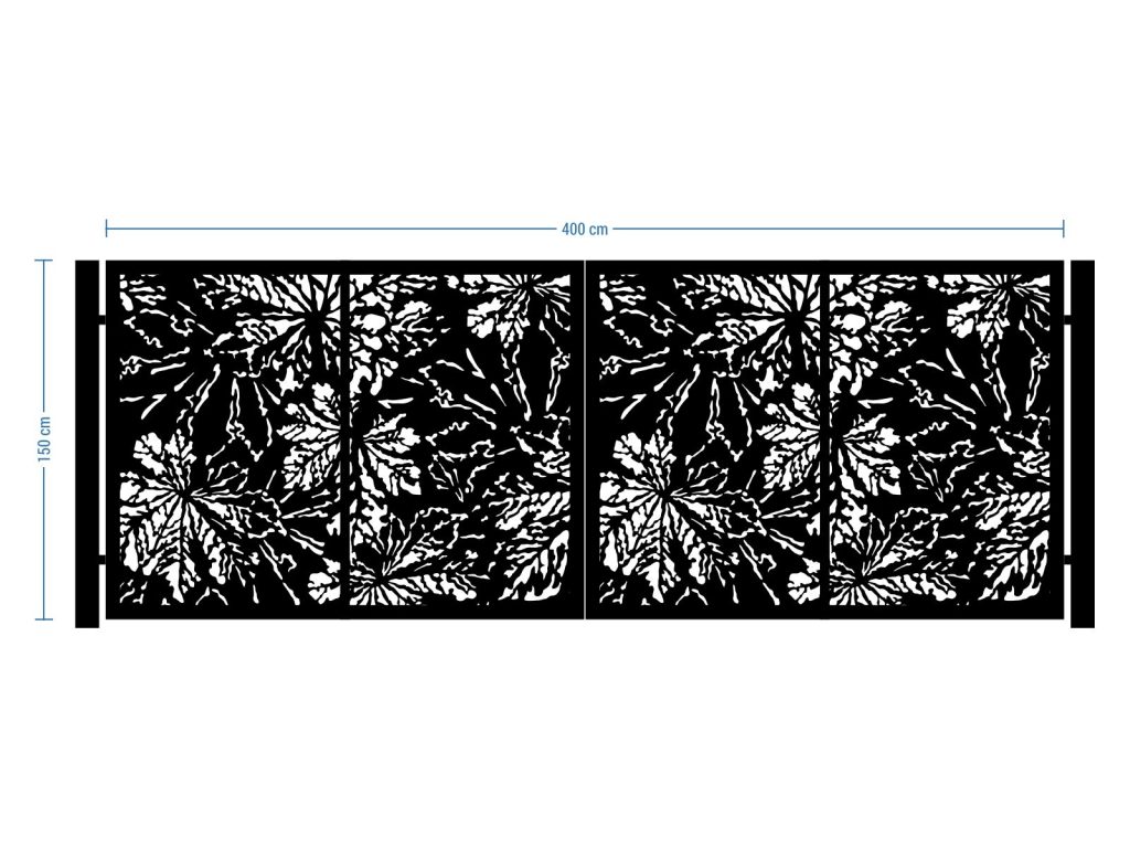 Bi Fold Driveway Gate Viviana 400×150 cm - Image 2