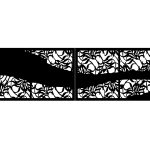 Bi Fold Driveway Gate Luna 400×120 cm