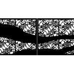 Bi Fold Driveway Gate Luna 400×170 cm