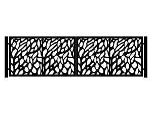 Anastasia double-leaf gate 400×120 cm