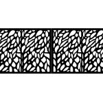 Anastasia double-leaf gate 400×150 cm
