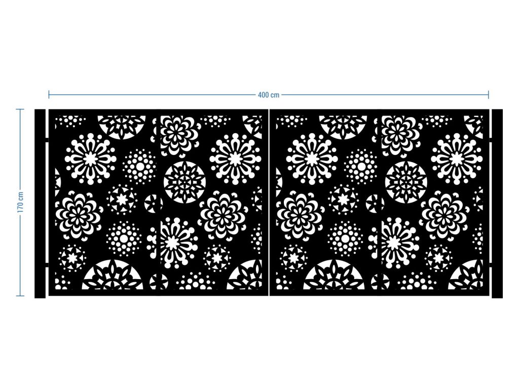 Bi Fold Driveway Gate Valeria 400×170 cm - Image 2